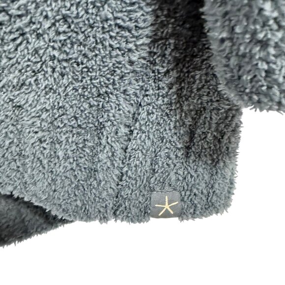 Barefoot Dreams Cozychic Directional Ribbed Cardigan In Blue Mirage Size XL - Picture 7 of 9